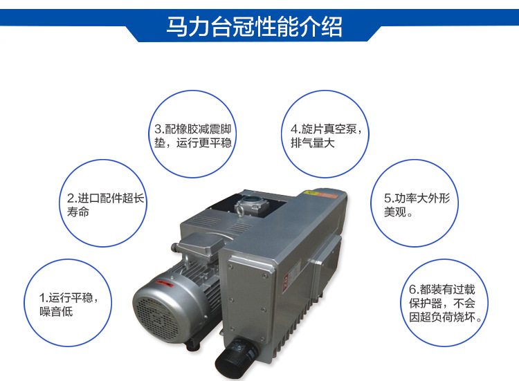 臺冠MLV0160工業(yè)旋片式真空泵性能介紹圖